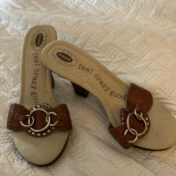 Dr Scholls jubilee wedge leather and soft suede upper NWOT - Picture 8 of 8